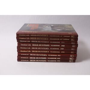 Deer Hunter's Yearbook Lot Set of 9 Outdoor Life Hardcover ~ 260220-DISV 1006